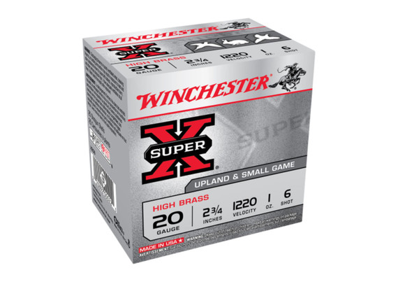 Winchester Super X 20g 6 Shot 2.75in 28gm Hs