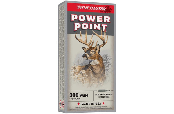 Winchester Power Point 300wsm 180gr Pp