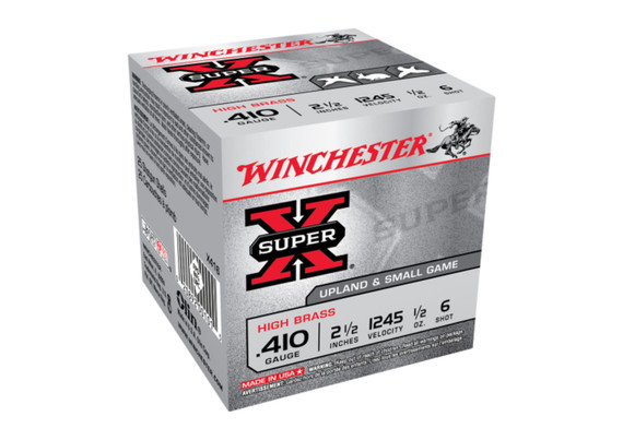 WINCHESTER SUPER X 410G 6 SHOT 2.5IN 14GM X25