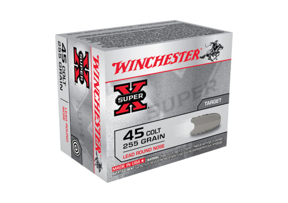 WINCHESTER SUPER X 45 COLT 255GR LRN