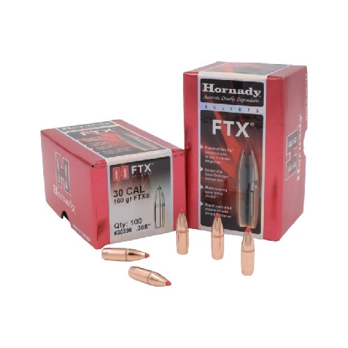 Hornady Proj 30cal 160gr Ftx 30395