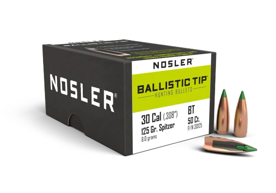 Nosler .30cal 125gr B/tip 50pck