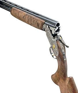 Salvenelli L1 12g 30 Silver Action Inletted Stock Grade C Wood