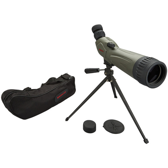 Tasco Spotting Scope Kit 20-60x80 Grey Angled
