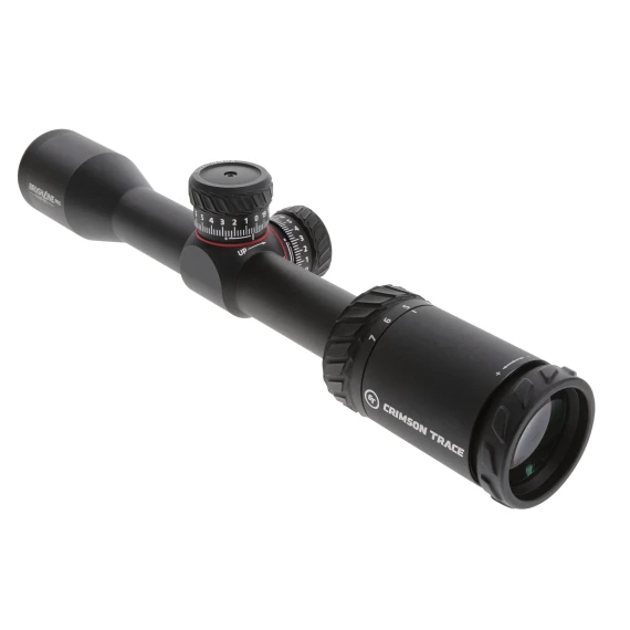Crimson Trace Brushline Pro Rifle Scope 2-7x32mm 1in Tube Second Focal Plane Ct Custom Bdc Rimfire Reticle Moc Coating Black 01-01440