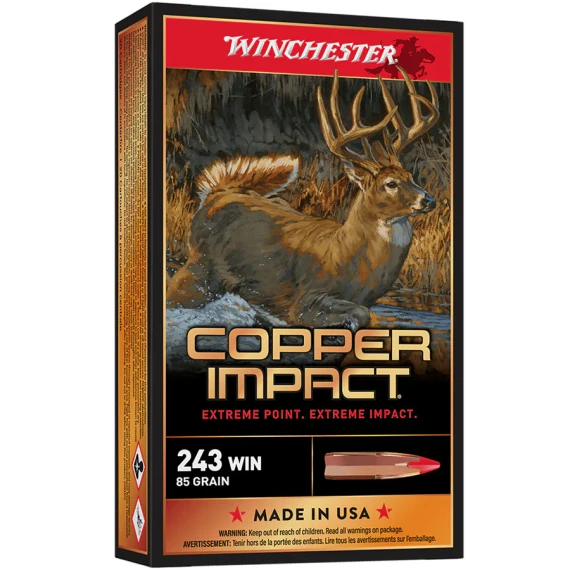 Winchester Xp Copper Impact .243 85 Grain