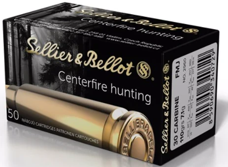 Sellier & Bellot .30 Carbine 110gr Fmj 50pk