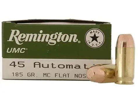 Rem Umc 45acp 185gr Mc Cart