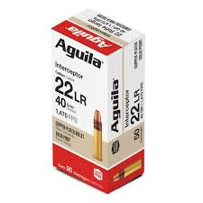 Aguila .22lr Interceptor 40g Hv Cp Sp - 50 Box