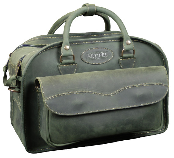Artipel Leather Bags With Pocket Mag Lock With Bottle Holder