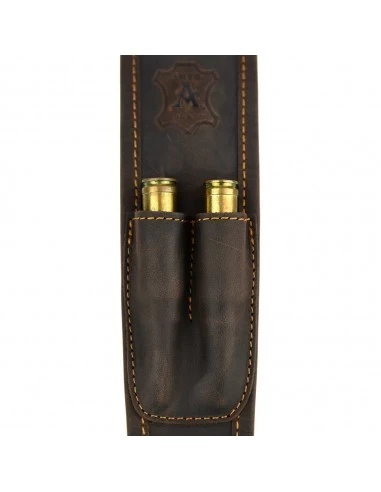 Artipel Leather Cartridge Belt For Rifle With Pocket 20 Cart