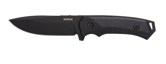 Rock 62 Fixed Blade Black Blade Black Checkered