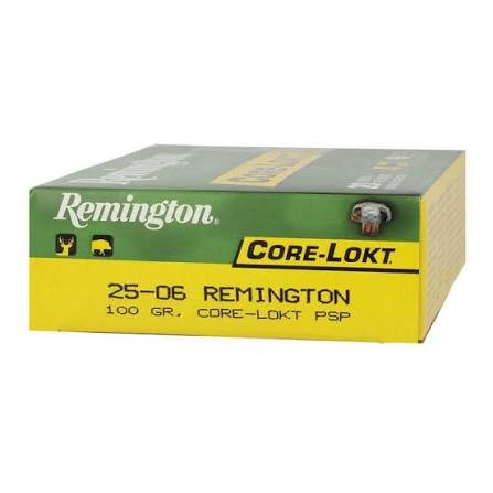 Rem .25-06 Rem 100gr Psp Core Lokt Cartridges