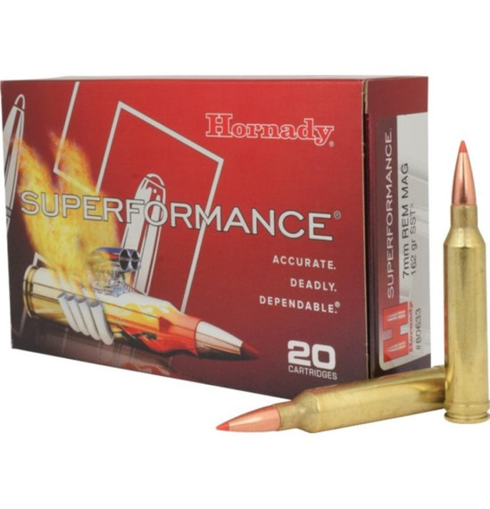 Hornady 7mm Rem Mag 162 Gr Sst Spf