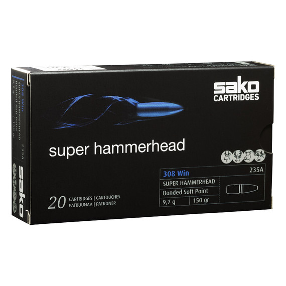 Sako 300win Mag 180gr Super Hammerhead