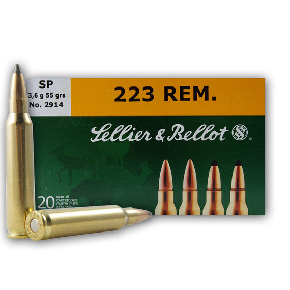 Sellier & Bellot Unprimed Brass 223rem X20