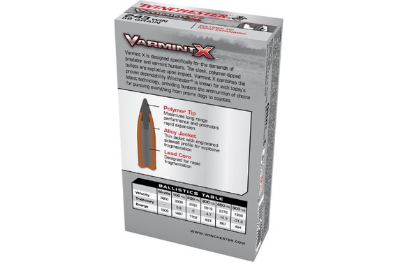 Winchester Varmint-x 243win 58gr Pt