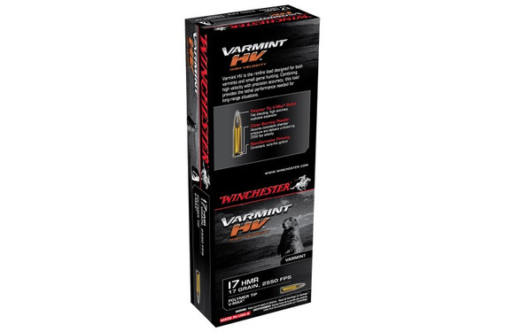 Winchester Supreme 17hmr 17gr V-max X50