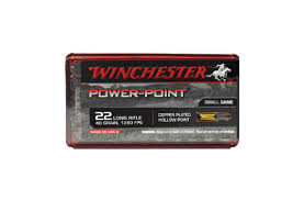Winchester Power Point 22lr 40gr Hp Copper Plated 50pk