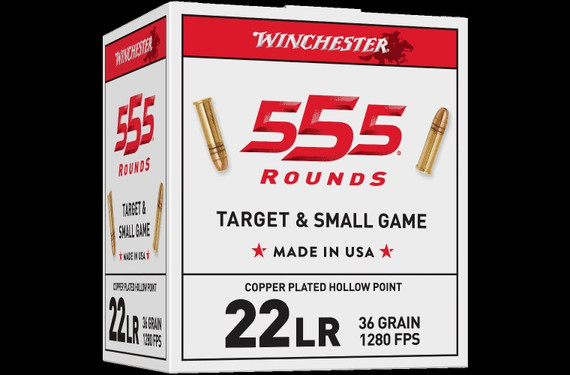 Winchester 555 Rounds Super X 22lr 36gr Lhp