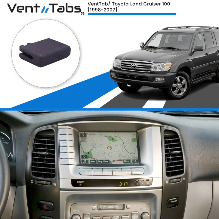 Venttabs Toyota Land Cruiser 100 1998-2007, to repair A/C Air vents