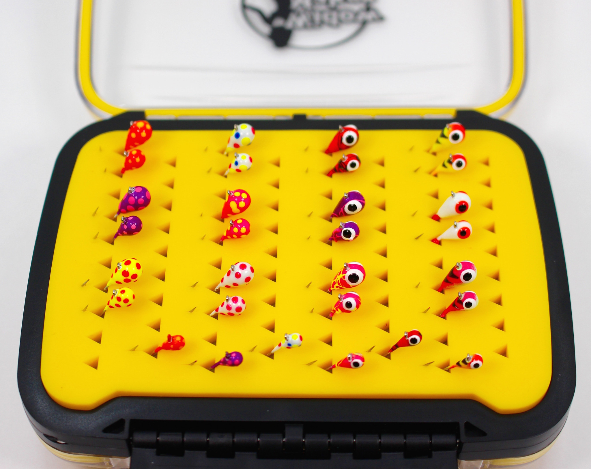 24-Piece Glow Tungsten Kit with Jig Case – Digger's Jig Tails