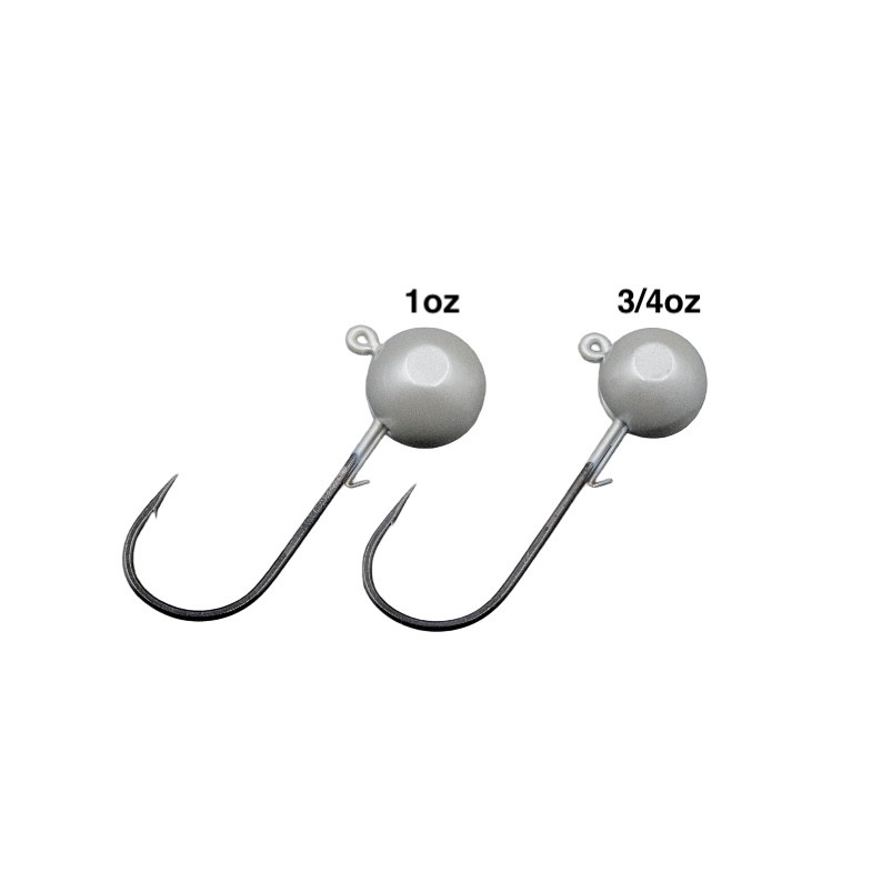 Zeck Jig Head Round - Jighaken Gr. 2 / 3.5g / 4 Stück