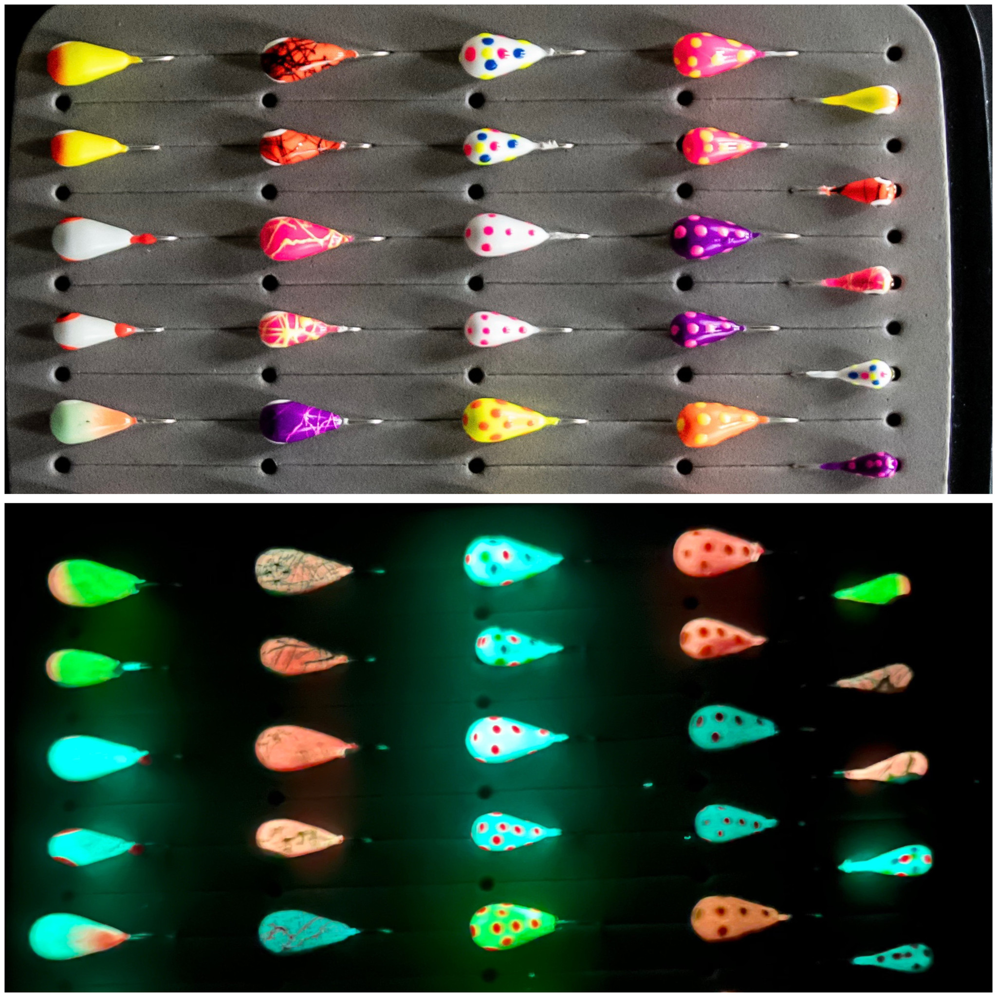 30 Piece Tungsten Dropper Glow Kit