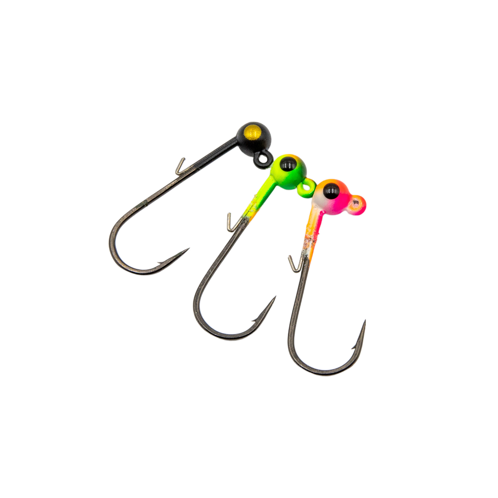 FiTU Teste Jig Tonde In Tungsteno &ndash; Pesi Leggeri Per Pesca In Acqua Dolce E Salata, 4 Pezzi