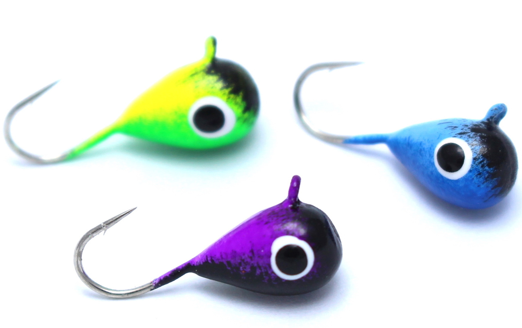 Tungsten Tear Drop Ice Jigs Gold