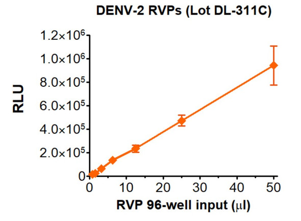 Infectivity determined in BHK DC-SIGN cells (Cat# C-BD101)