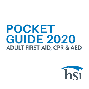 HSI Adult First Aid, CPR & AED Pocket Guide Pack