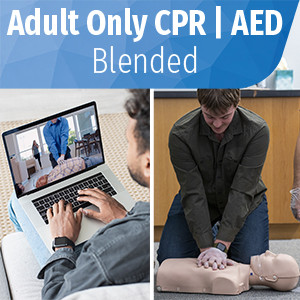 Copy of HSI Adult Only CPR - AED | Blended Digital Certification Card | Spanish | 5-Pack | G25