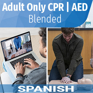Copy of HSI Adult Only CPR - AED | Blended Digital Certification Card | Spanish | 5-Pack | G25