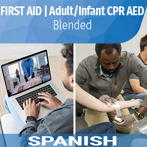 Copy of HSI Combo Adult & Infant CPR - AED & First Aid | Blended Digital Certification Card | Spanish | 5-Pack | G25