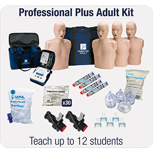 Instructor Professional Plus Adult CPR Starter Kit | 12 Students