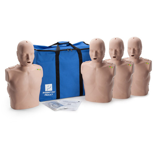 PRESTAN PROFESSIONAL  4 ADULT MANIKINS with blue carrying bag