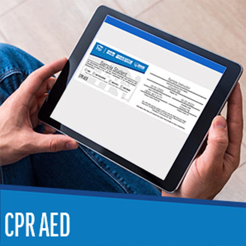 HSI Adult Only CPR & AED | Digital Certification Card | 2020 (G20) (DCCPR-20A)