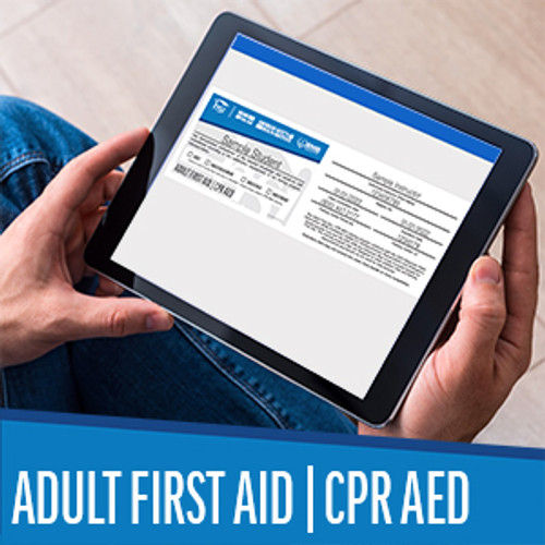 HSI Adult First Aid | Adult/Child/Infant CPR & AED Digital Certification Card Pack | 2020 (G20) (DCCOMBO-20)