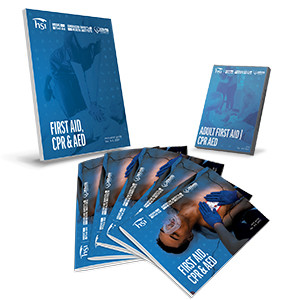 HSI Adult First Aid, CPR & AED Program Package Instructor manual, dvd and 5 skill guids