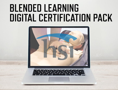 HSI All Ages: CPR & AED | Blended Digital Certification Card Pack | 2020 (G20) (HBL-2001DC)