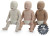 3 Prestan Professional Infant Manikins in different skin shades