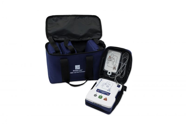 Prestan AED UltraTrainer 4-Pack with carrying bag