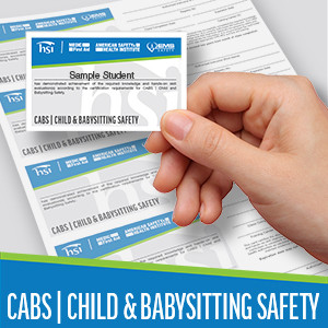 HSI Child and Babysitting Safety (CABS) Print Certification Cards