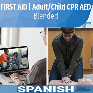 HSI Combo Adult & Child CPR - AED & First Aid | Blended Digital Certification Card Spanish | | 5-Pack | G25