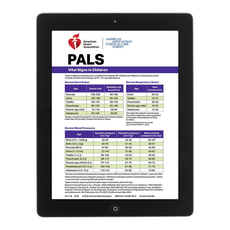 PALS Digital Reference Card AHA PALS Digital Reference Card AHA