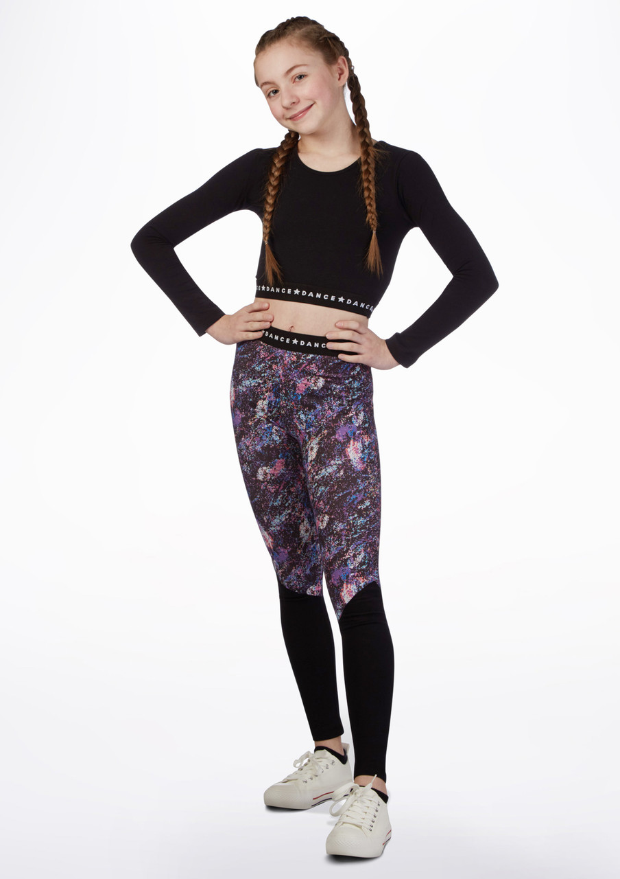 Move Dance Printed Leggings - Multicolor - Move Dance US