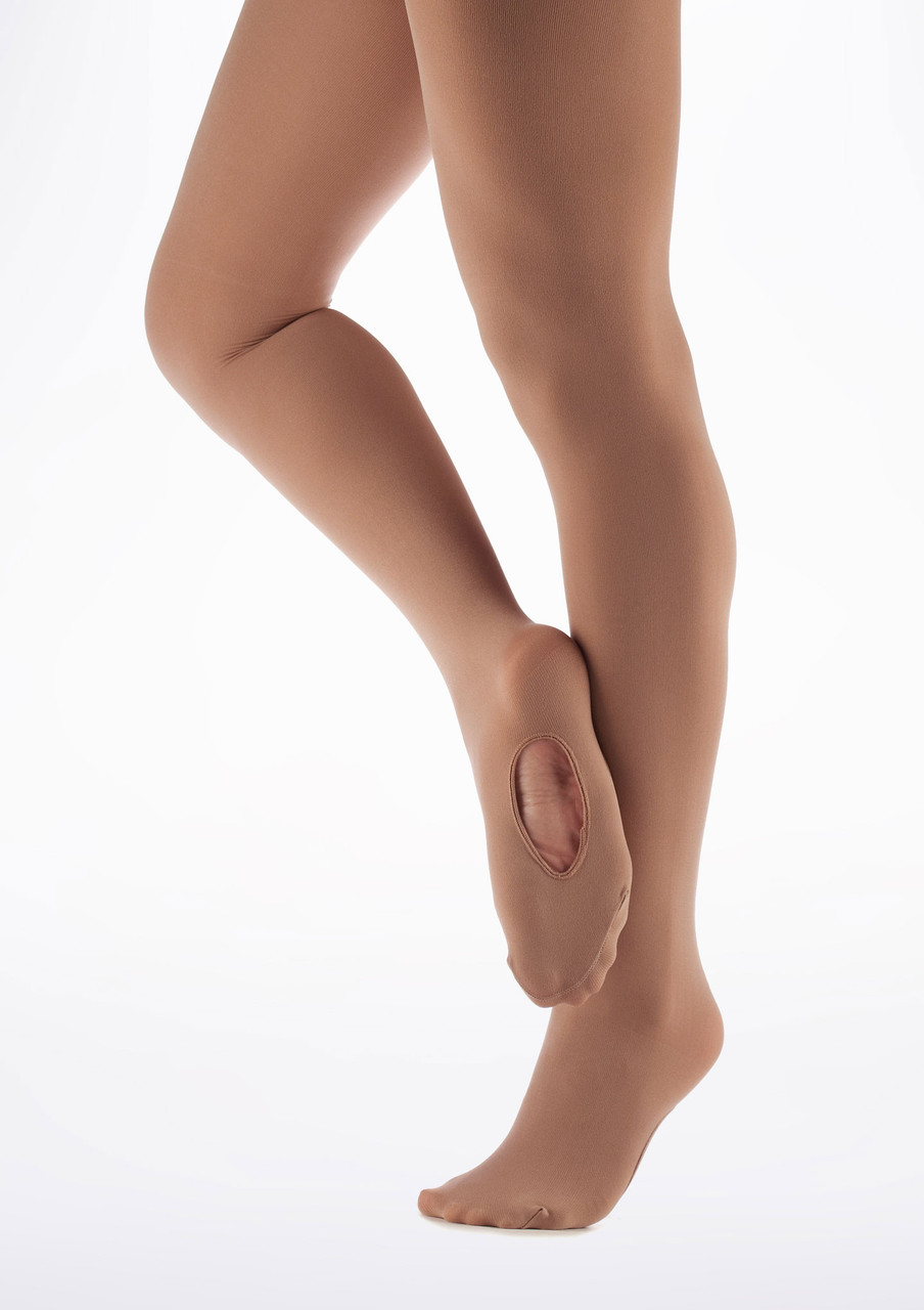 Move Dance Kids Convertible Dance Tights Tan