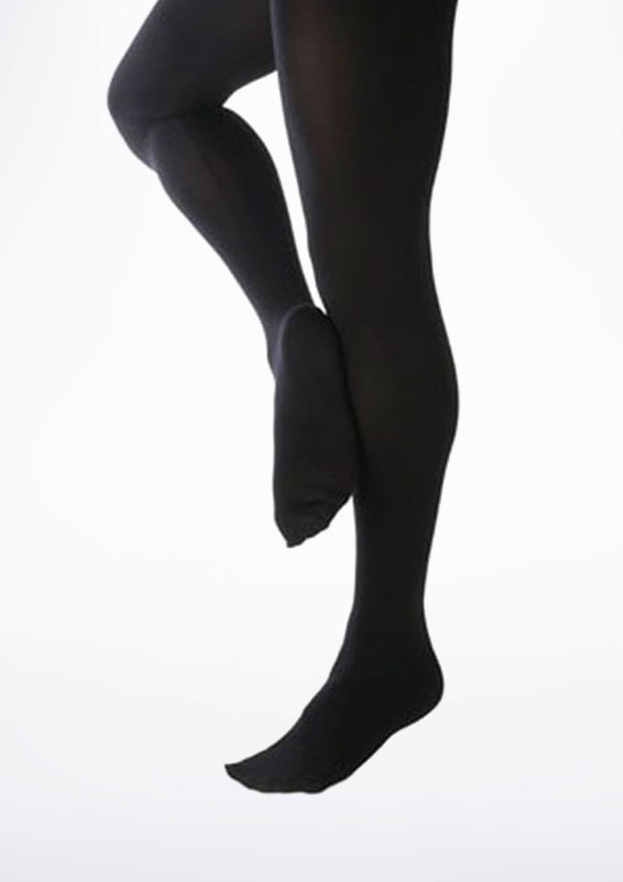 Capezio Girls Shimmer Footed Dance Tights - Suntan