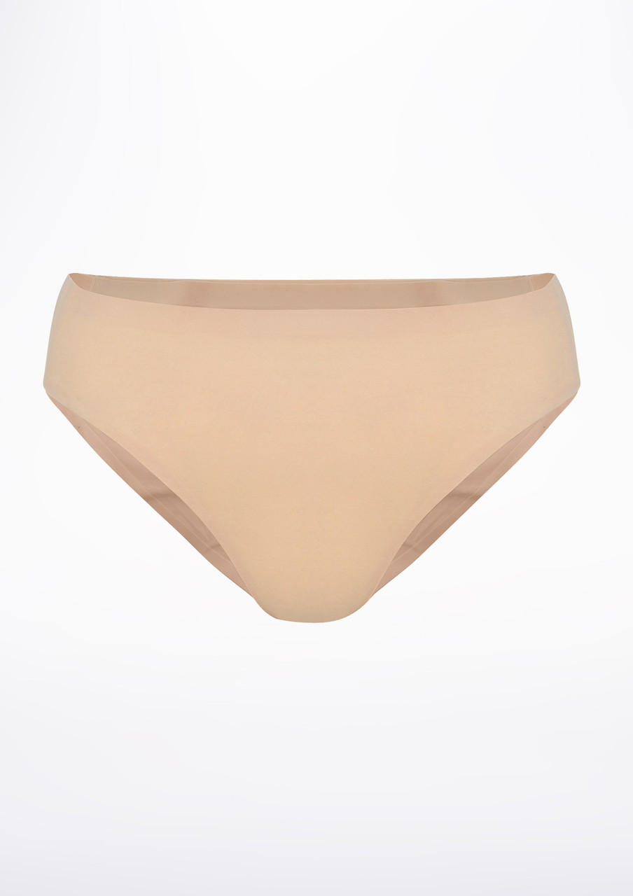 Nude Seamless High Cut Ballet Dance Underwear Briefs Knickers